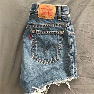 Levi’s high waisted shorts